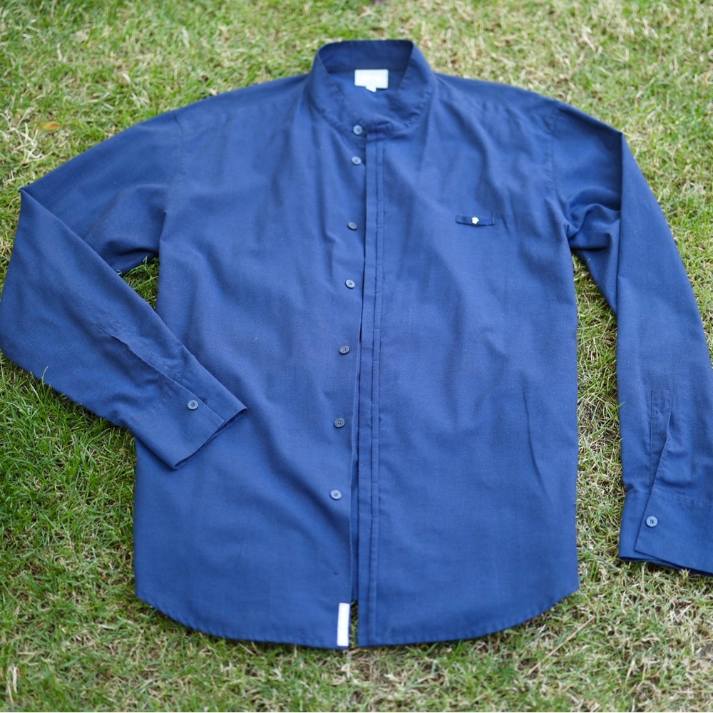 Rare Versace Shirt Dark Blue Colour